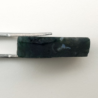 Agate mossy cut raw 24x19 mm no 60
