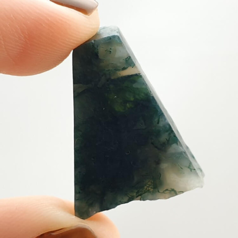 Agate mossy cut raw 24x19 mm no 60 Agate mossy cut raw 24x19 mm no 60