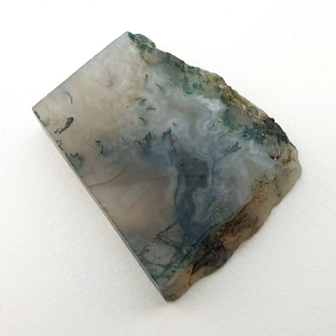 Moss agate cut raw 24x20 mm no 93 Moss agate cut raw 24x20 mm no 93
