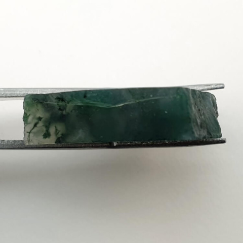 Agat mszysty cięty surowy 24x23 mm nr 95 Agat mszysty cięty surowy 24x23 mm nr 95