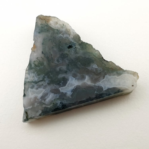 Agate mossy cut raw 24x25 mm no 57 Agate mossy cut raw 24x25 mm no 57