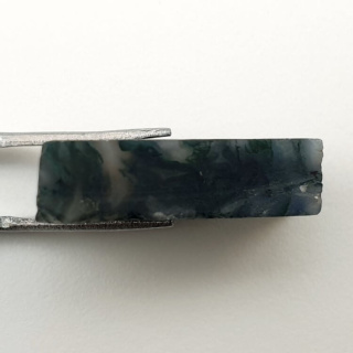 Agate mossy cut raw 25x18 mm no 79