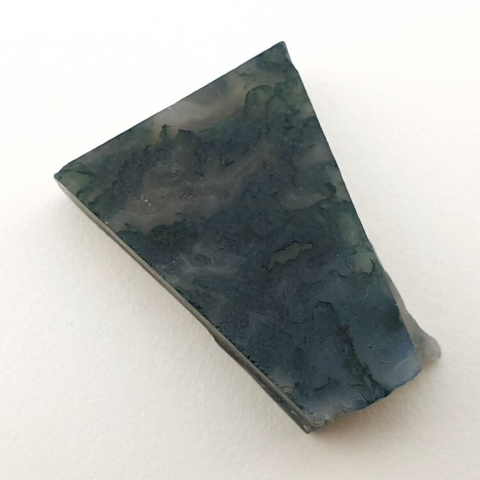 Agate mossy cut raw 25x18 mm no 79 Agate mossy cut raw 25x18 mm no 79