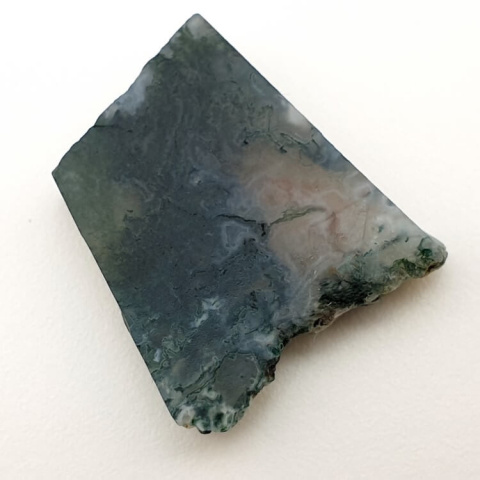 Agate mossy cut raw 25x23 mm No 69 Agate mossy cut raw 25x23 mm No 69