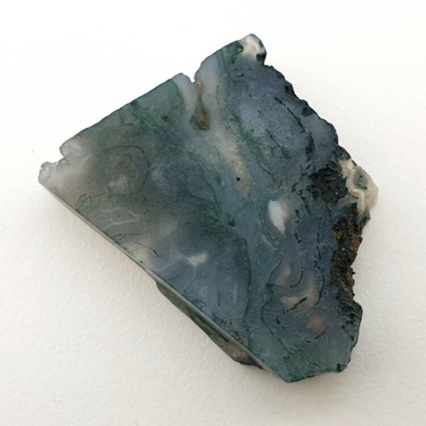 Moss agate cut raw 26x18 mm no 80 Moss agate cut raw 26x18 mm no 80