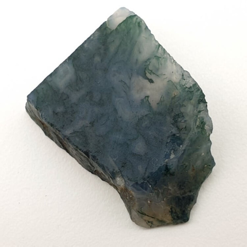 Agate mossy cut raw 26x20 mm no 84 Agate mossy cut raw 26x20 mm no 84