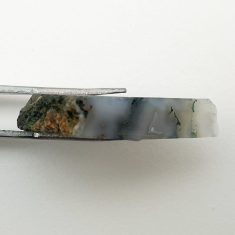 Moss agate cut raw 26x22 mm No 74 Moss agate cut raw 26x22 mm No 74