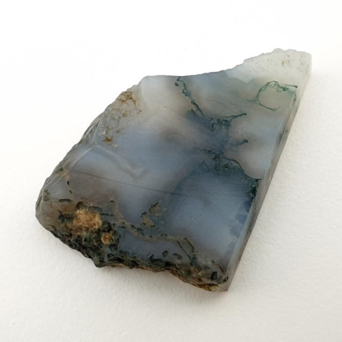 Moss agate cut raw 26x22 mm No 74 Moss agate cut raw 26x22 mm No 74