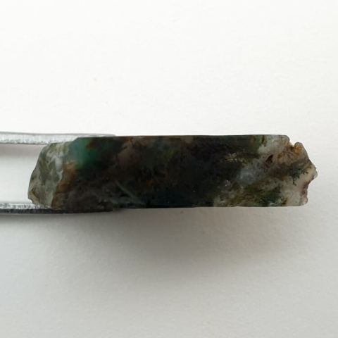 Moss agate cut raw 26x22 mm No 90 Moss agate cut raw 26x22 mm No 90