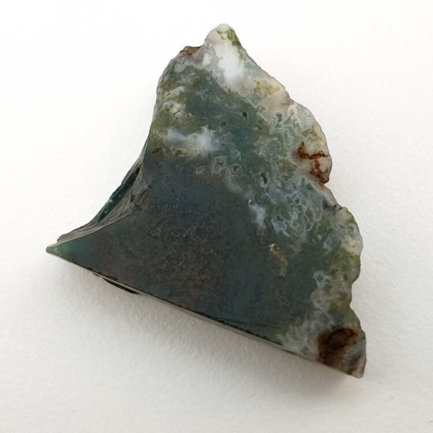 Moss agate cut raw 26x22 mm No 90 Moss agate cut raw 26x22 mm No 90