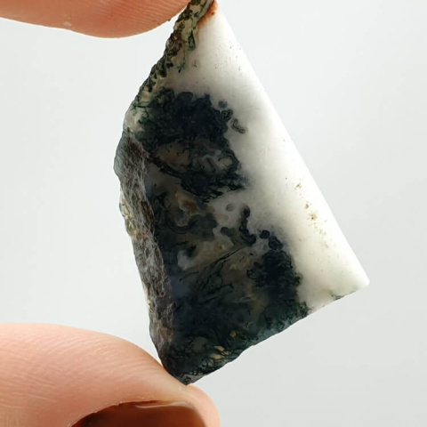 Moss agate cut raw 27x20 mm No 29 Moss agate cut raw 27x20 mm No 29