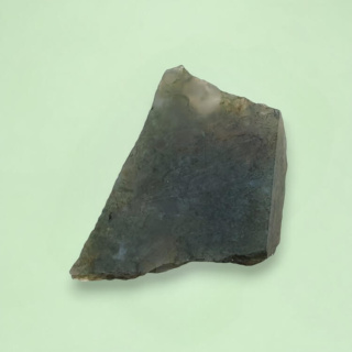 Agate mossy cut raw 27x20 mm no 36