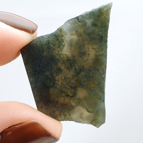 Moss agate cut raw 27x20 mm no 36 Moss agate cut raw 27x20 mm no 36