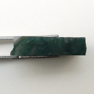 Agate mossy cut raw 27x20 mm no 63