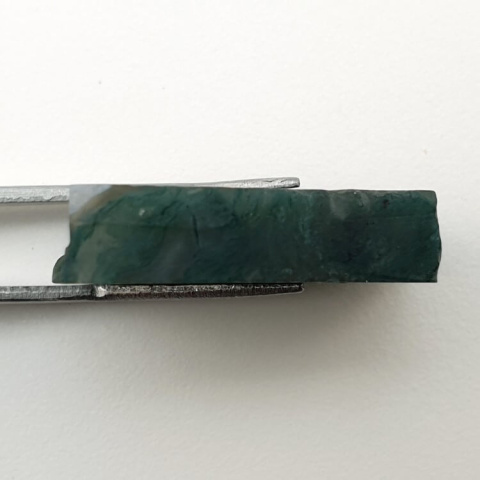 Agat mszysty cięty surowy 27x20 mm nr 63 Agat mszysty cięty surowy 27x20 mm nr 63