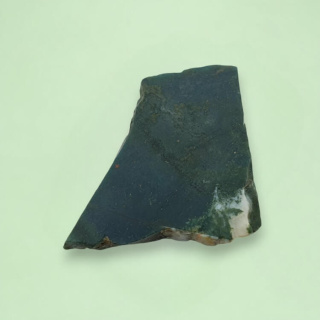 Agate mossy cut raw 27x25 mm no 72
