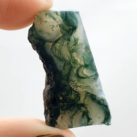 Moss agate cut raw 29x17 mm no 83 Moss agate cut raw 29x17 mm no 83