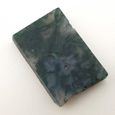 Agate mossy cut raw 29x18 mm no 11 Agate mossy cut raw 29x18 mm no 11