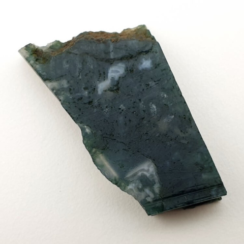 Agate mossy cut raw 30x20 mm No 18 Agate mossy cut raw 30x20 mm No 18