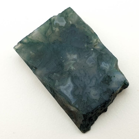 Moss agate cut raw 30x21 mm no 62 Moss agate cut raw 30x21 mm no 62