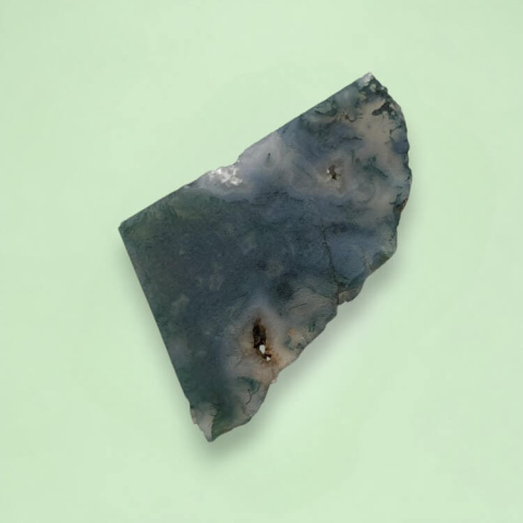 Moss agate cut raw 30x22 mm no 14 Moss agate cut raw 30x22 mm no 14