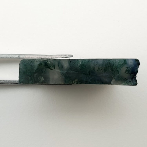 Agate mossy cut raw 30x27 mm no 24 Agate mossy cut raw 30x27 mm no 24
