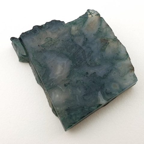 Agate mossy cut raw 30x27 mm no 24 Agate mossy cut raw 30x27 mm no 24