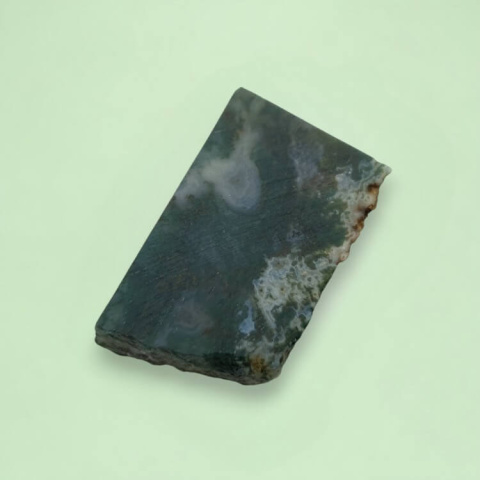 Moss agate cut raw 31x19 mm no 40 Moss agate cut raw 31x19 mm no 40