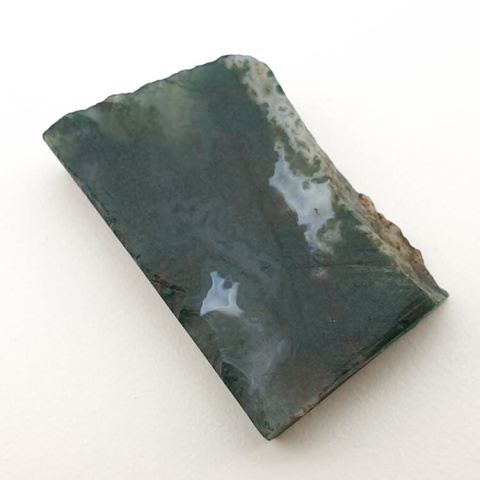 Moss agate cut raw 31x19 mm no 40 Moss agate cut raw 31x19 mm no 40