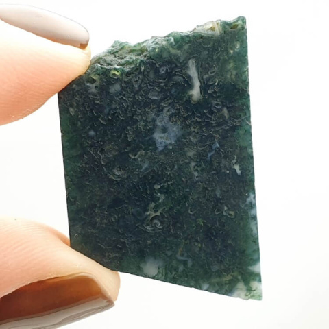 Moss agate cut raw 31x20 mm no 13 Moss agate cut raw 31x20 mm no 13