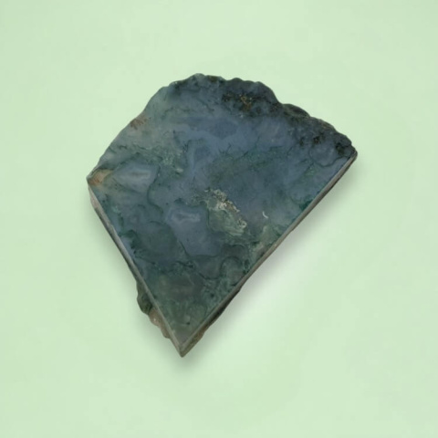 Agate mossy cut raw 31x22 mm No 3 Agate mossy cut raw 31x22 mm No 3