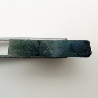 Agate mossy cut raw 31x22 mm No 3