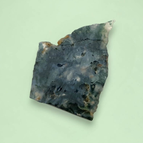 Moss agate cut raw 31x23 mm no 85 Moss agate cut raw 31x23 mm no 85