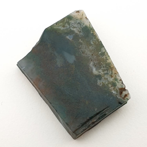 Agate mossy cut raw 31x25 mm No 1 Agate mossy cut raw 31x25 mm No 1