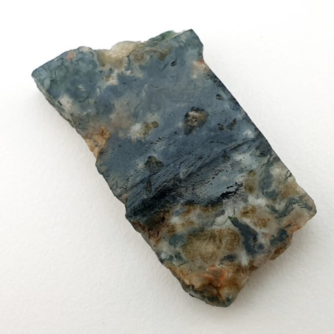Moss agate cut raw 32x17 mm No 9 Moss agate cut raw 32x17 mm No 9
