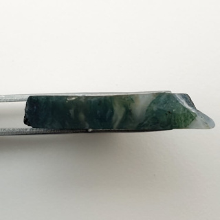 Agate mossy cut raw 33x28 mm no 61