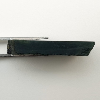 Agate mossy cut raw 34x18 mm no 39
