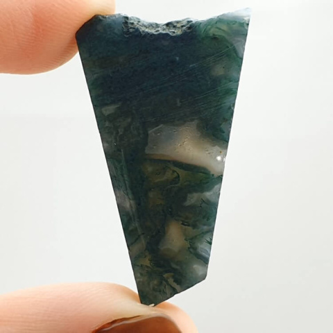 Moss agate cut raw 34x20 mm no 68 Moss agate cut raw 34x20 mm no 68