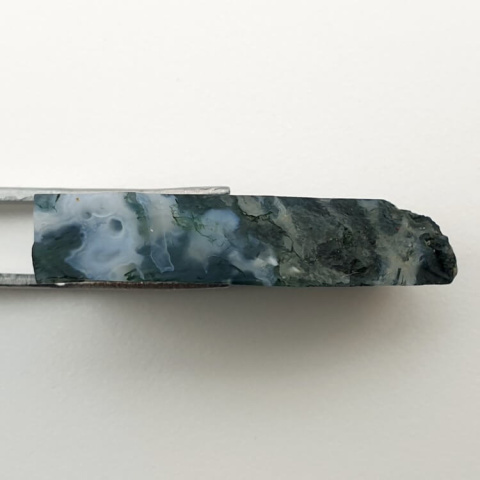 Agate mossy cut raw 34x21 mm No 49 Agate mossy cut raw 34x21 mm No 49
