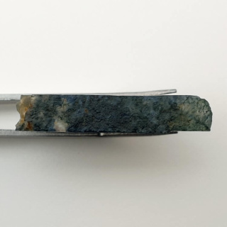 Agate mossy cut raw 35x21 mm no 55