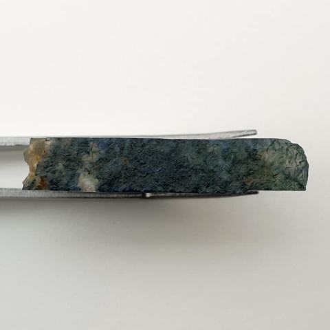 Agat mszysty cięty surowy 35x21 mm nr 55 Agat mszysty cięty surowy 35x21 mm nr 55