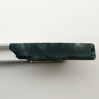 Agate mossy cut raw 36x23 mm no. 33