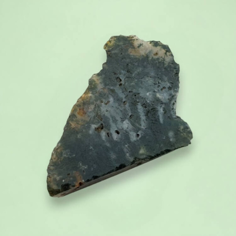 Moss agate cut raw 37x26 mm no 92 Moss agate cut raw 37x26 mm no 92