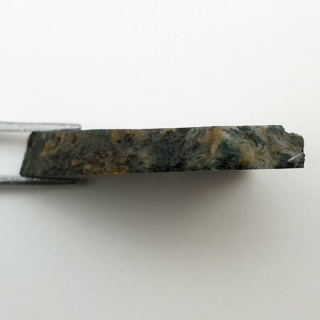 Moss agate cut raw 37x26 mm no 92
