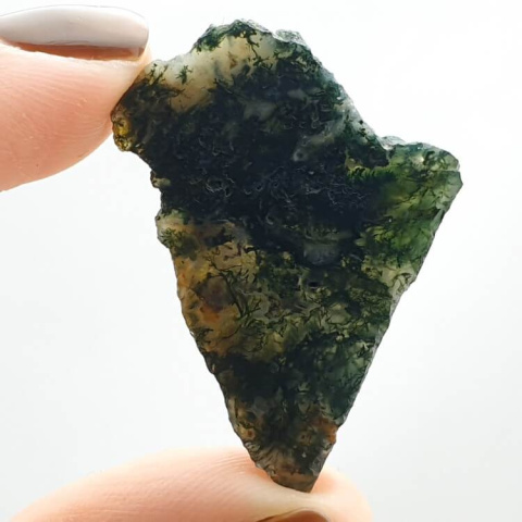 Moss agate cut raw 37x26 mm no 92 Moss agate cut raw 37x26 mm no 92