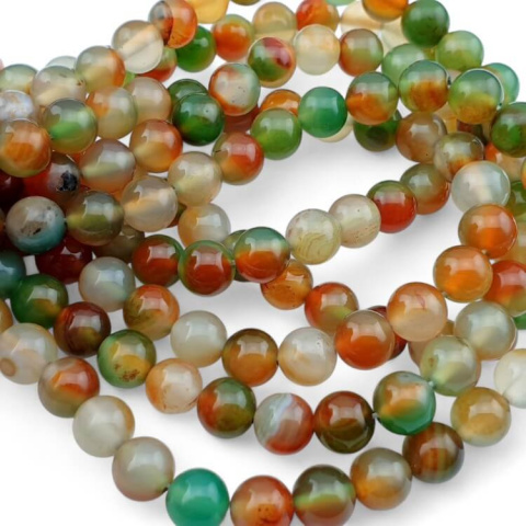 Agate peacock ball 8 mm 10 pcs Agate peacock ball 8 mm 10 pcs