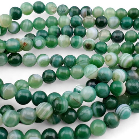 Green agate ball 8 mm strand Green agate ball 8 mm strand
