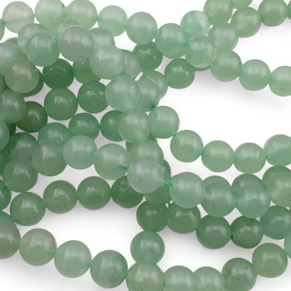 Aventurine green ball 8 mm strand