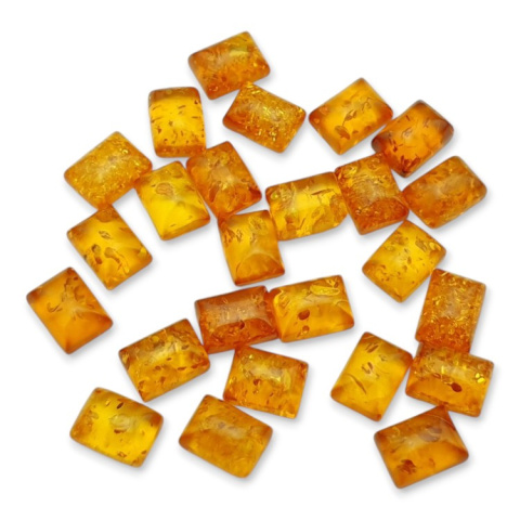 Baltic amber rectangular cabochon 8x6 mm 1 pc Baltic amber rectangular cabochon 8x6 mm 1 pc