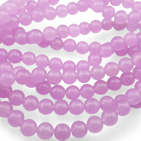 Lilac jade ball 8 mm cord Lilac jade ball 8 mm cord